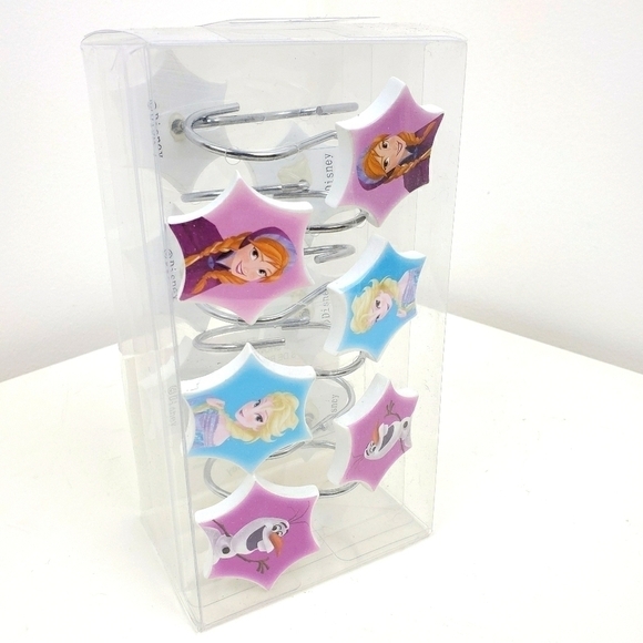 FROZEN shower curtain hooks set of 12 - Picture 3 of 8